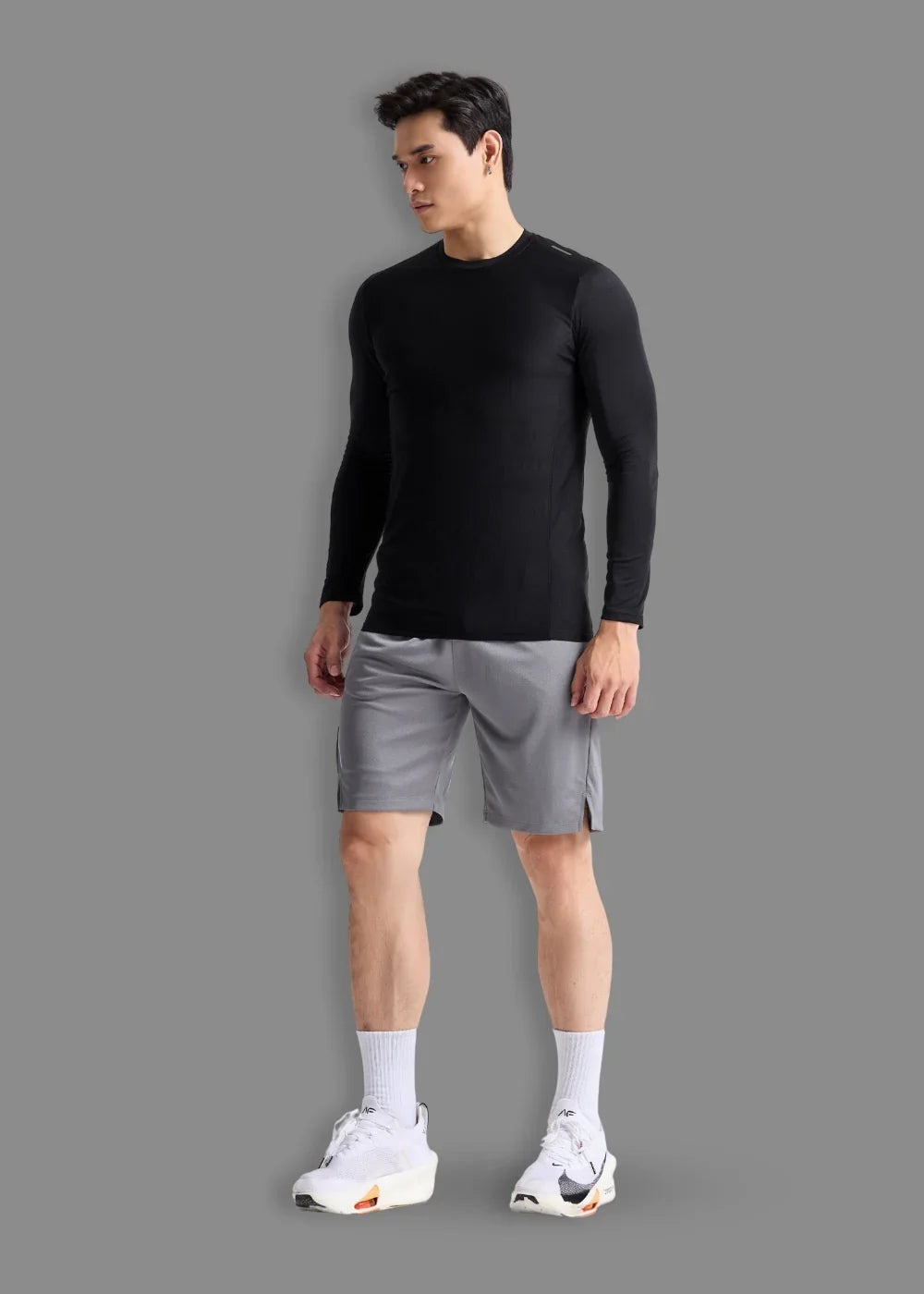 Quần Short Thể Thao 9 inch Siêu Nhẹ The Beginner 010 Xám - YaMe.vn