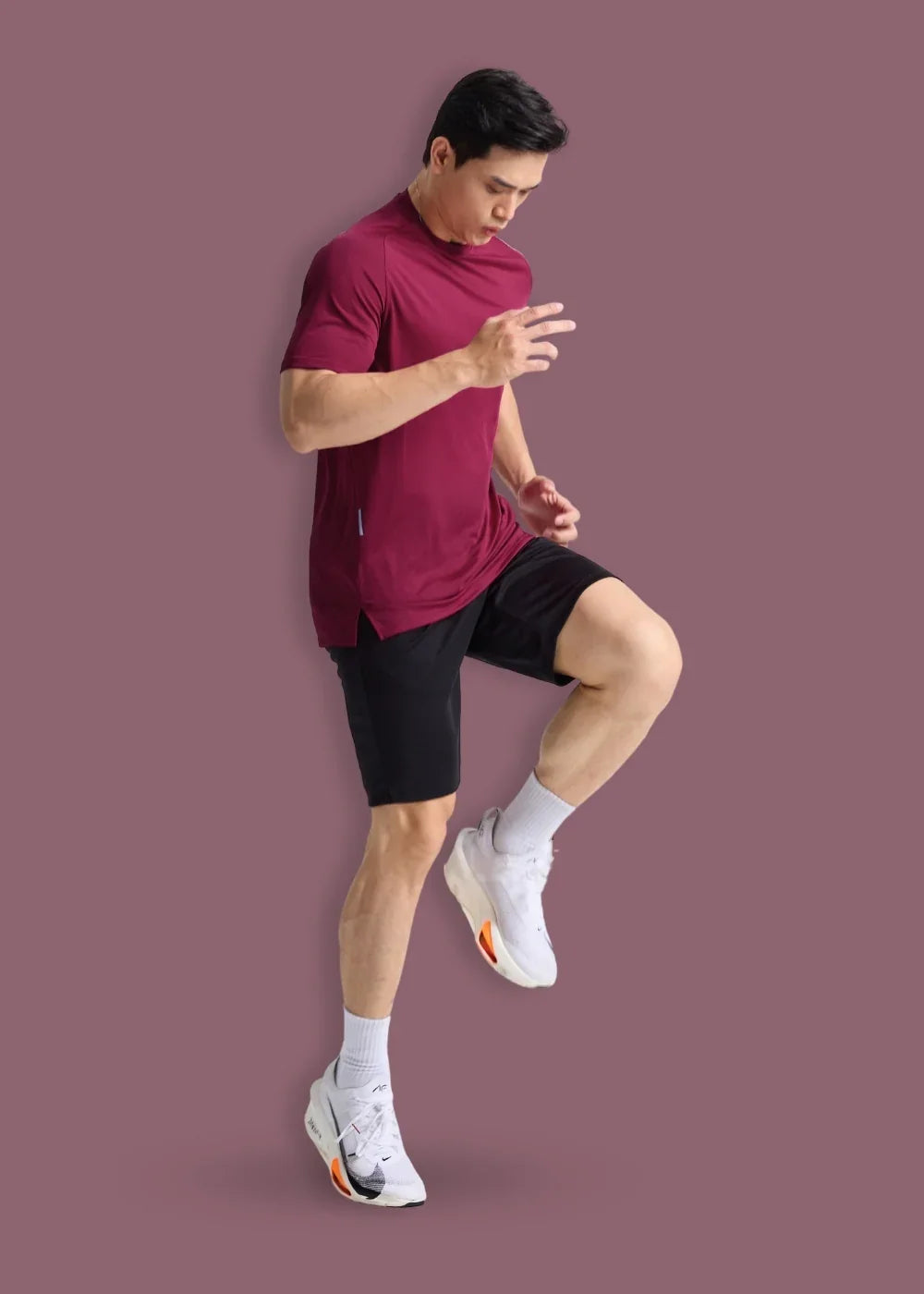 Quần Short Thể Thao 11 inch Siêu Nhẹ The Beginner 011 Đen - YaMe.vn