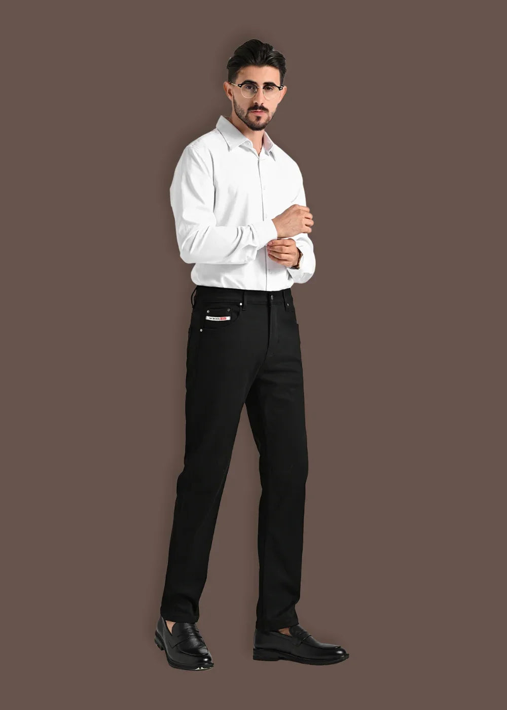 Quần Jeans Slim Fit Tek Black Jean 009 Đen - YaMe.vn