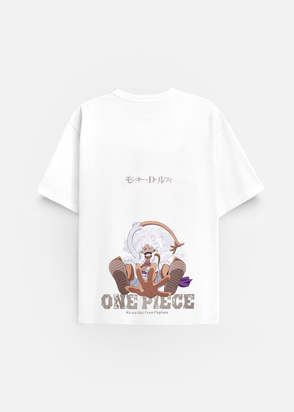 Áo Thun One Piece Gear 5 02 Trắng
