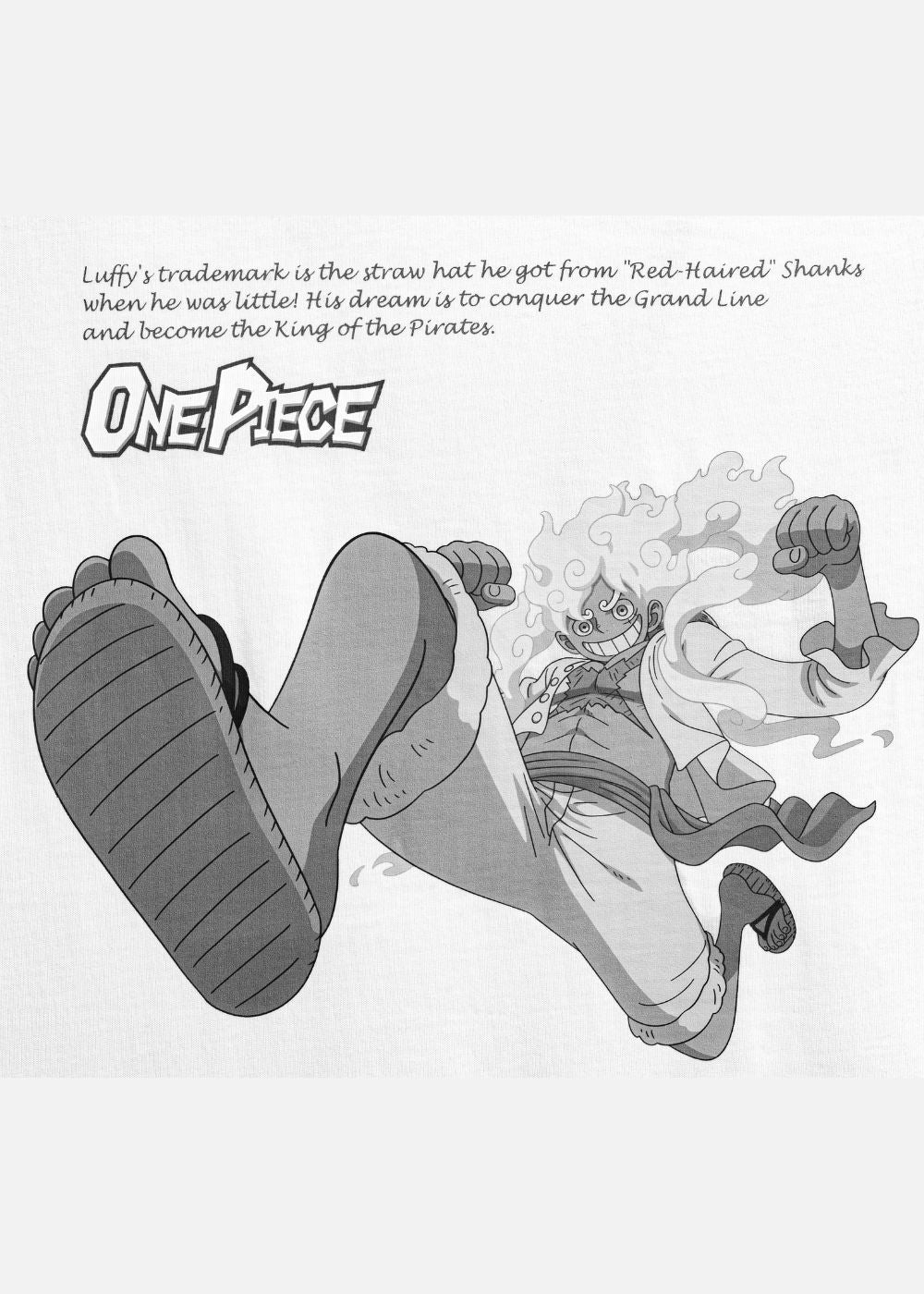 Áo Thun One Piece Gear 5 04 Trắng