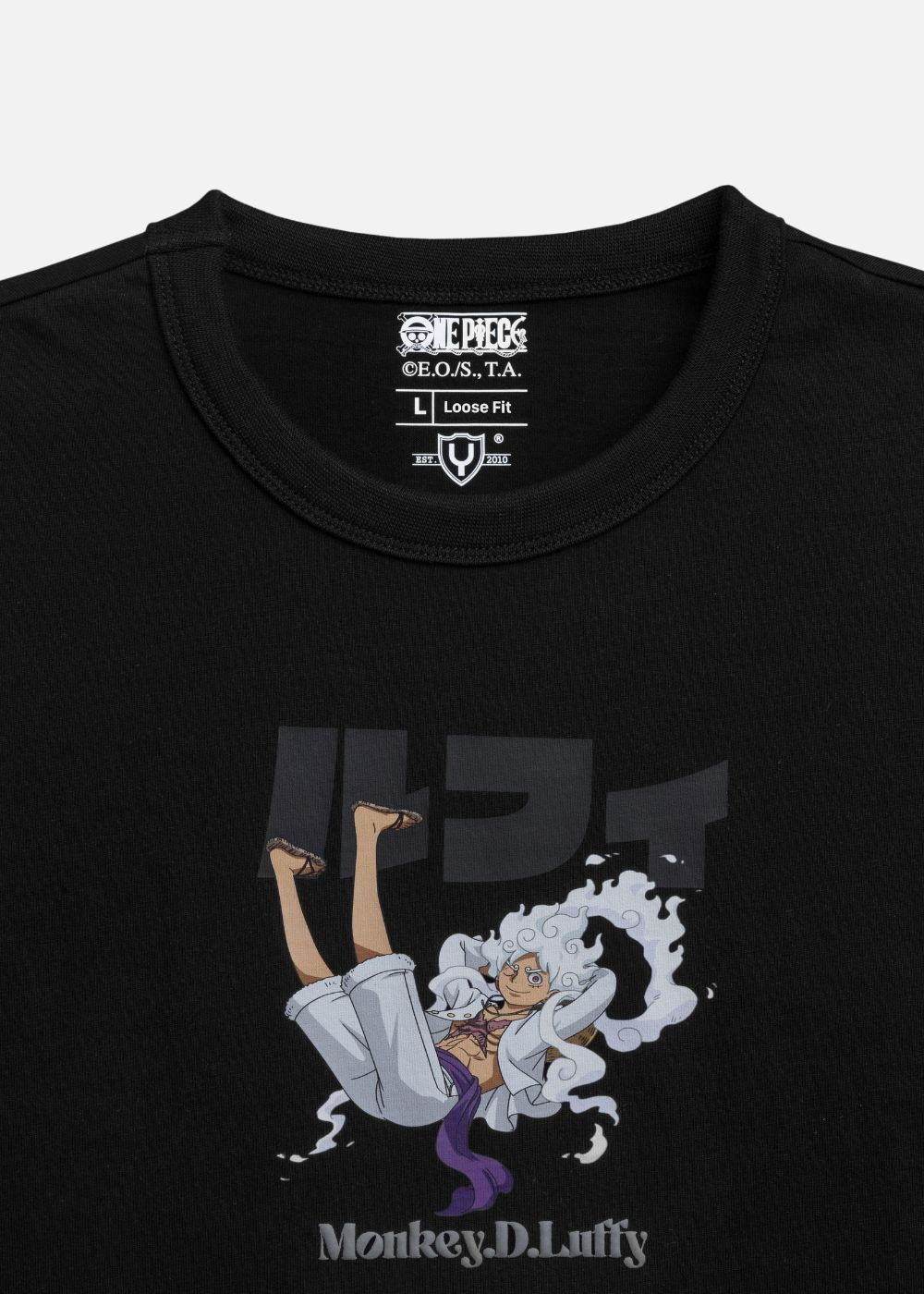 Áo Thun One Piece Gear 5 02 Đen