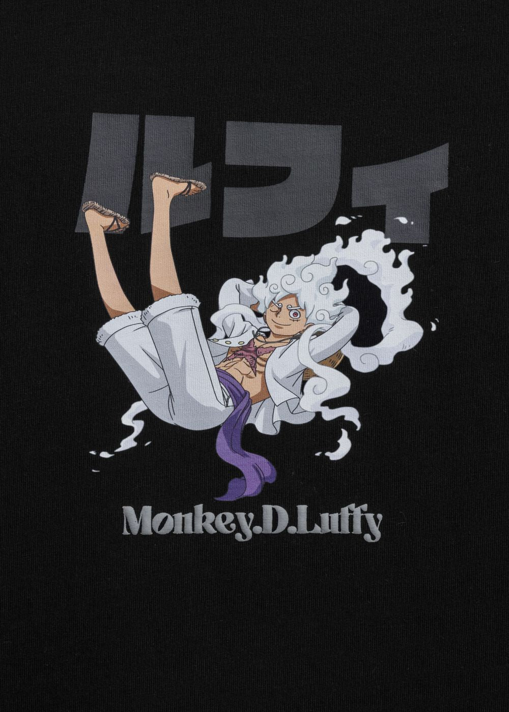 Áo Thun One Piece Gear 5 02 Đen