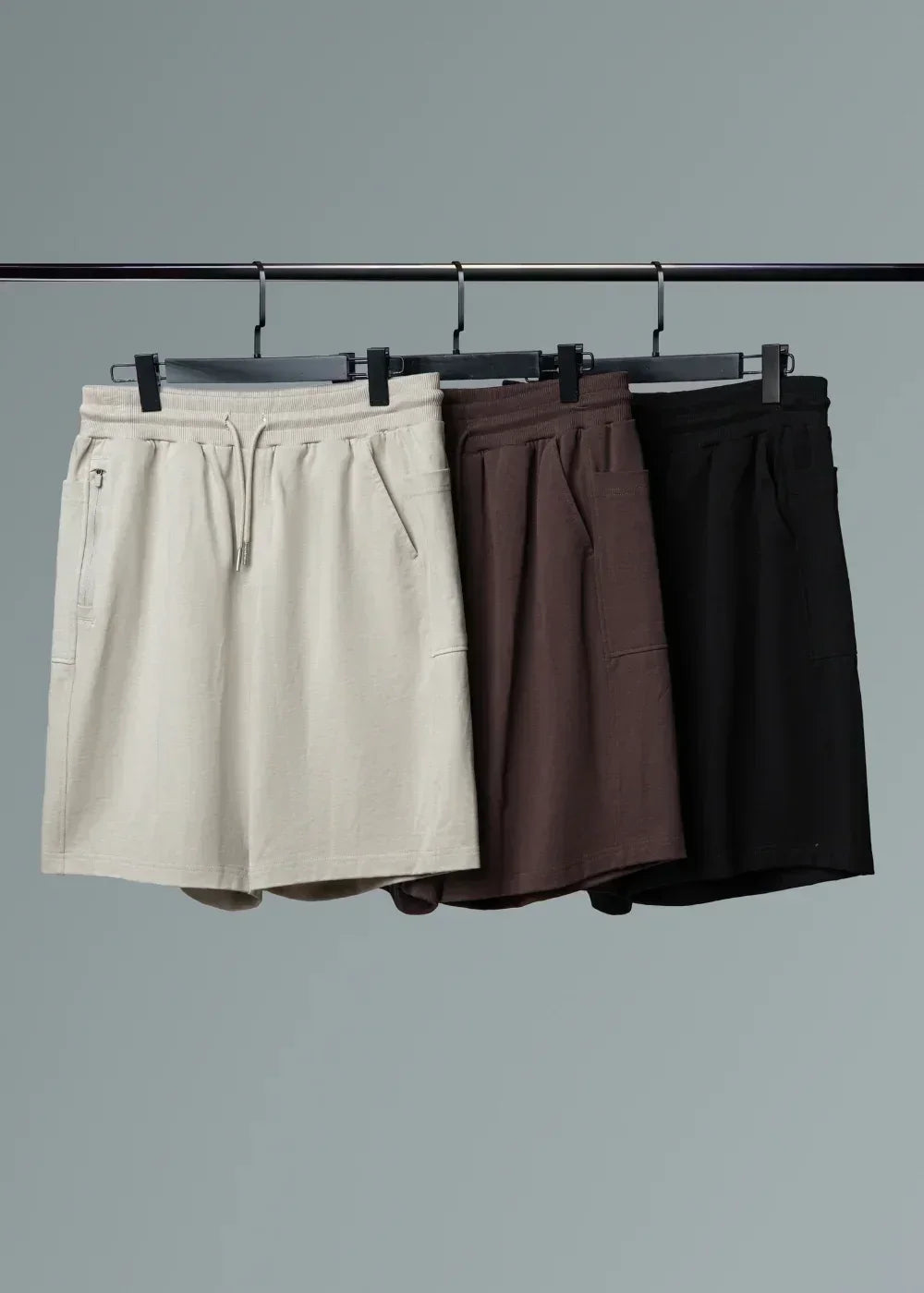 Quần Short Thun Cotton Cao Cấp Mềm Mại The Weekend 021 Nâu Đậm - YaMe.vn