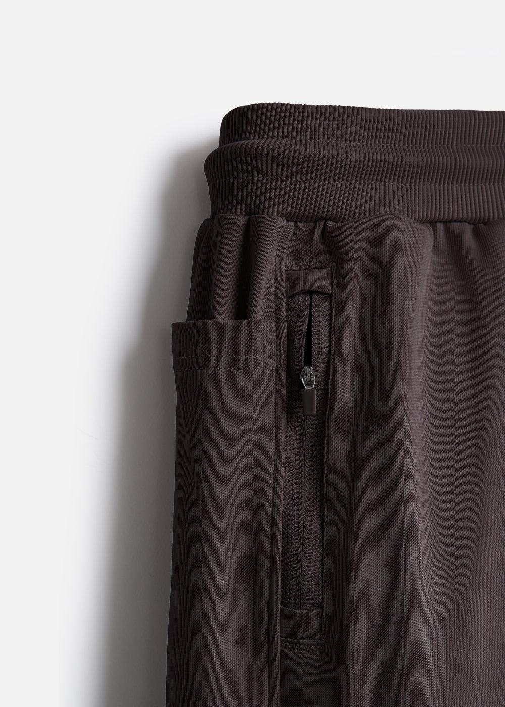 Quần Short Thun Cotton Cao Cấp Mềm Mại The Weekend 021 Nâu Đậm - YaMe.vn