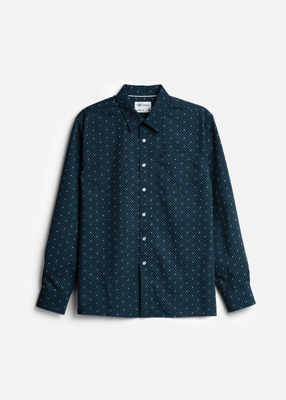 Áo Sơ Mi Tay Dài Siêu Mịn Seventy Seven 53 Xanh Rêu