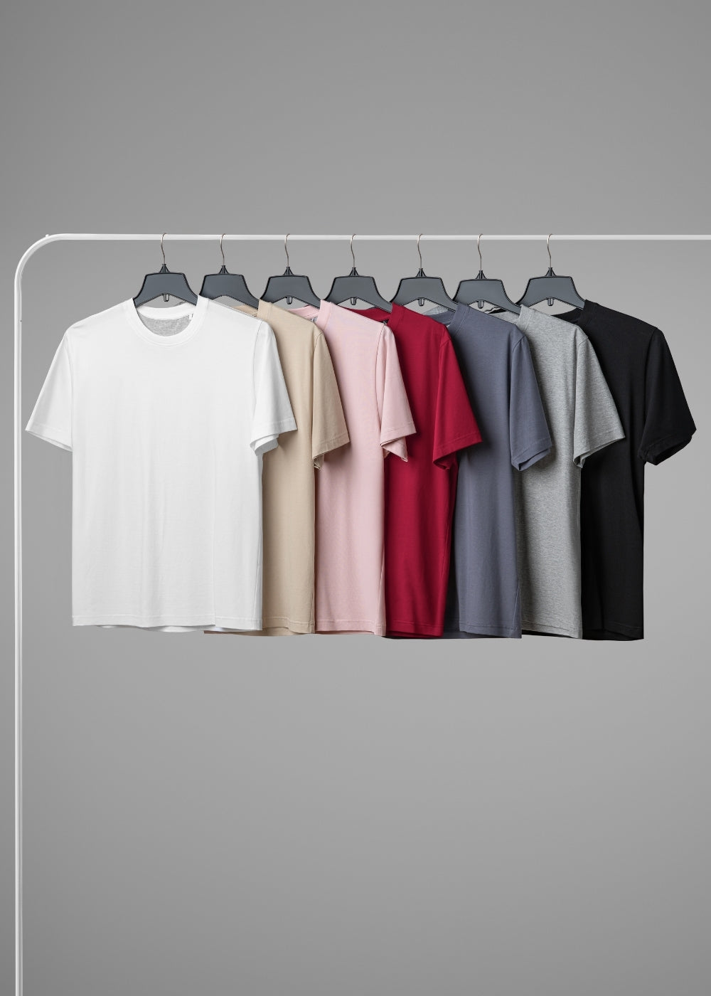 Áo Thun Slim Fit Co Giãn Non Branded 47 Hồng