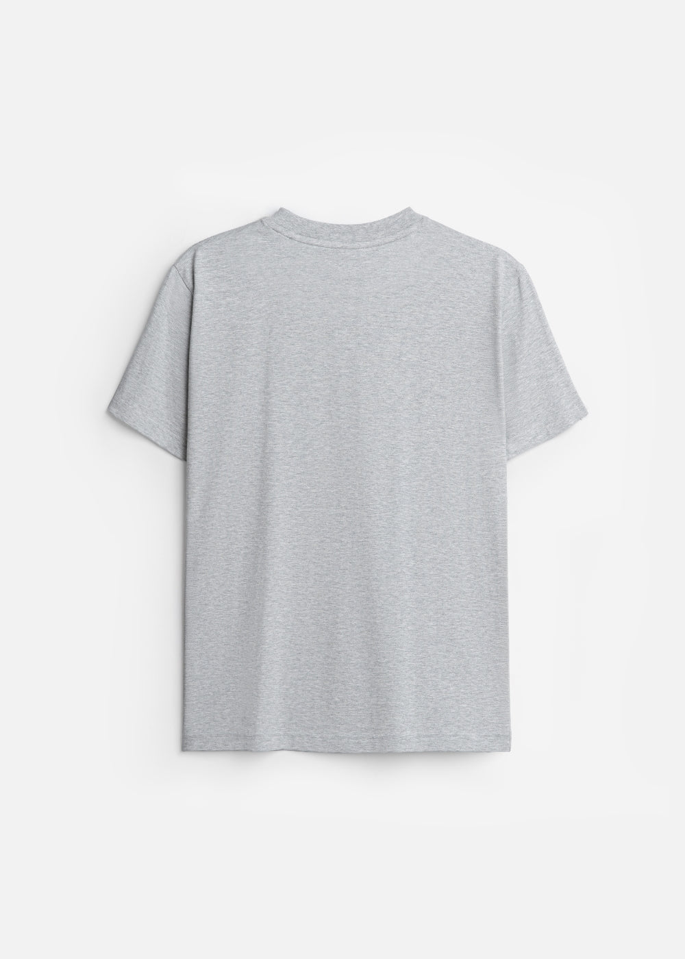 Áo Thun Slim Fit Co Giãn Non Branded 47 Xám Trắng