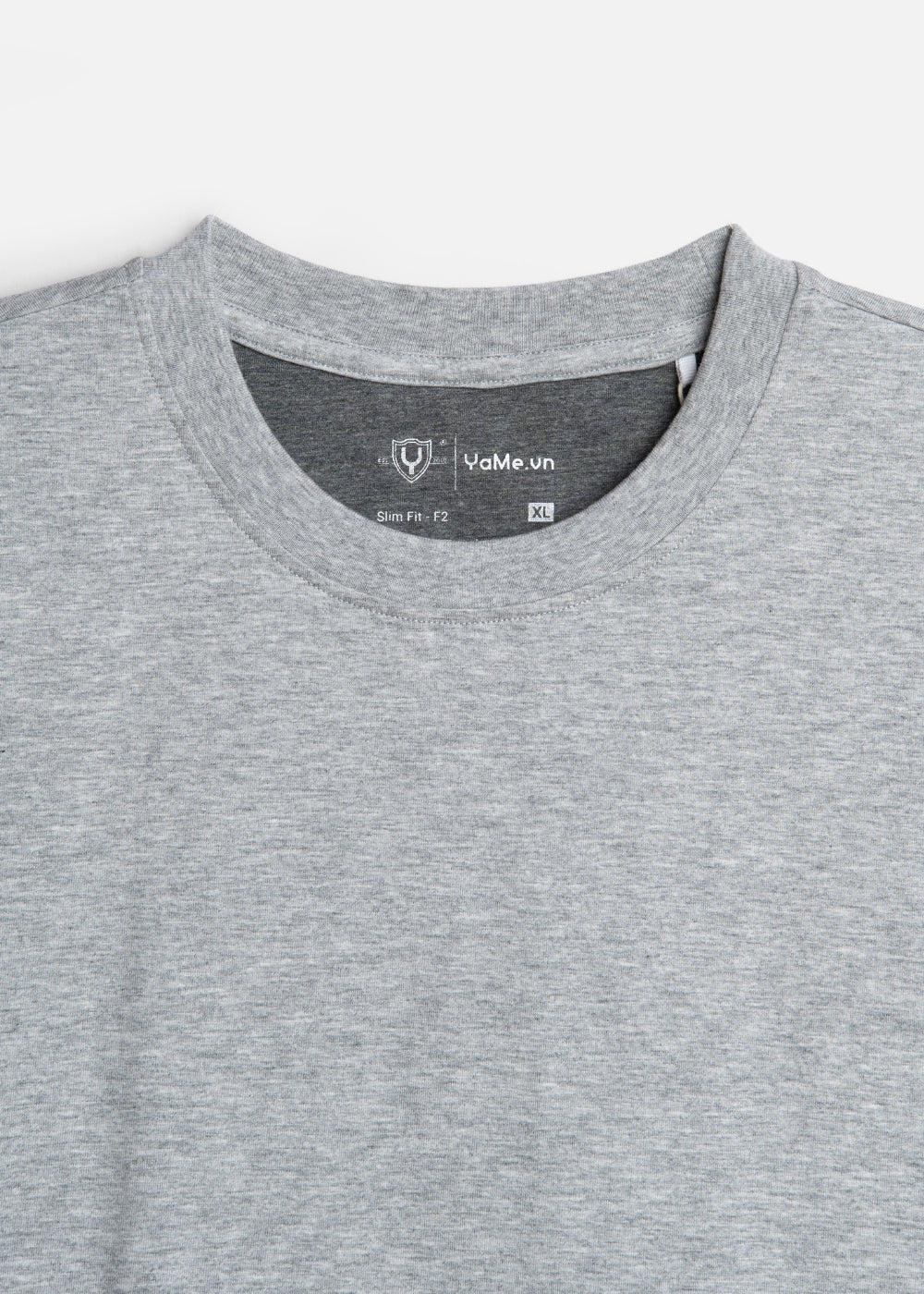 Áo Thun Slim Fit Co Giãn Non Branded 47 Xám Trắng