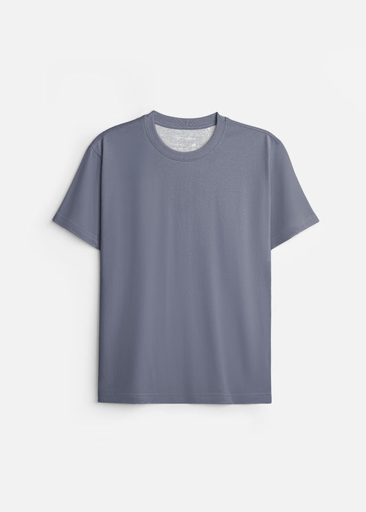 Áo Thun Slim Fit Co Giãn Non Branded 47 Xám