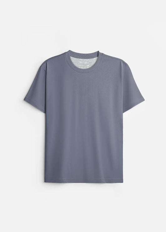 Áo Thun Slim Fit Co Giãn Non Branded 47 Xám