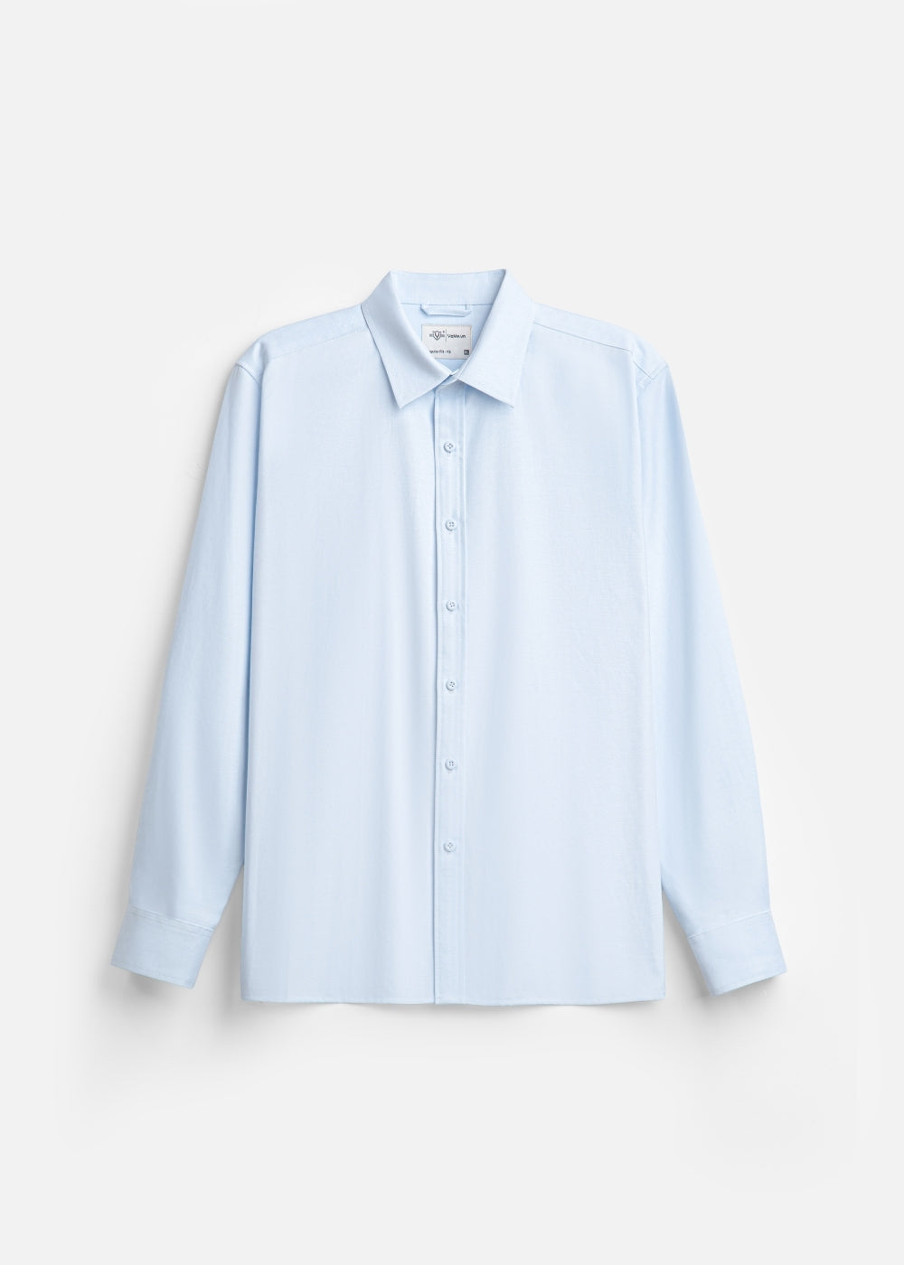 Áo Khoác Sơ Mi OXFORD Thoáng Khí Ít Nhăn The No Style M214 Xanh Dương Nhạt