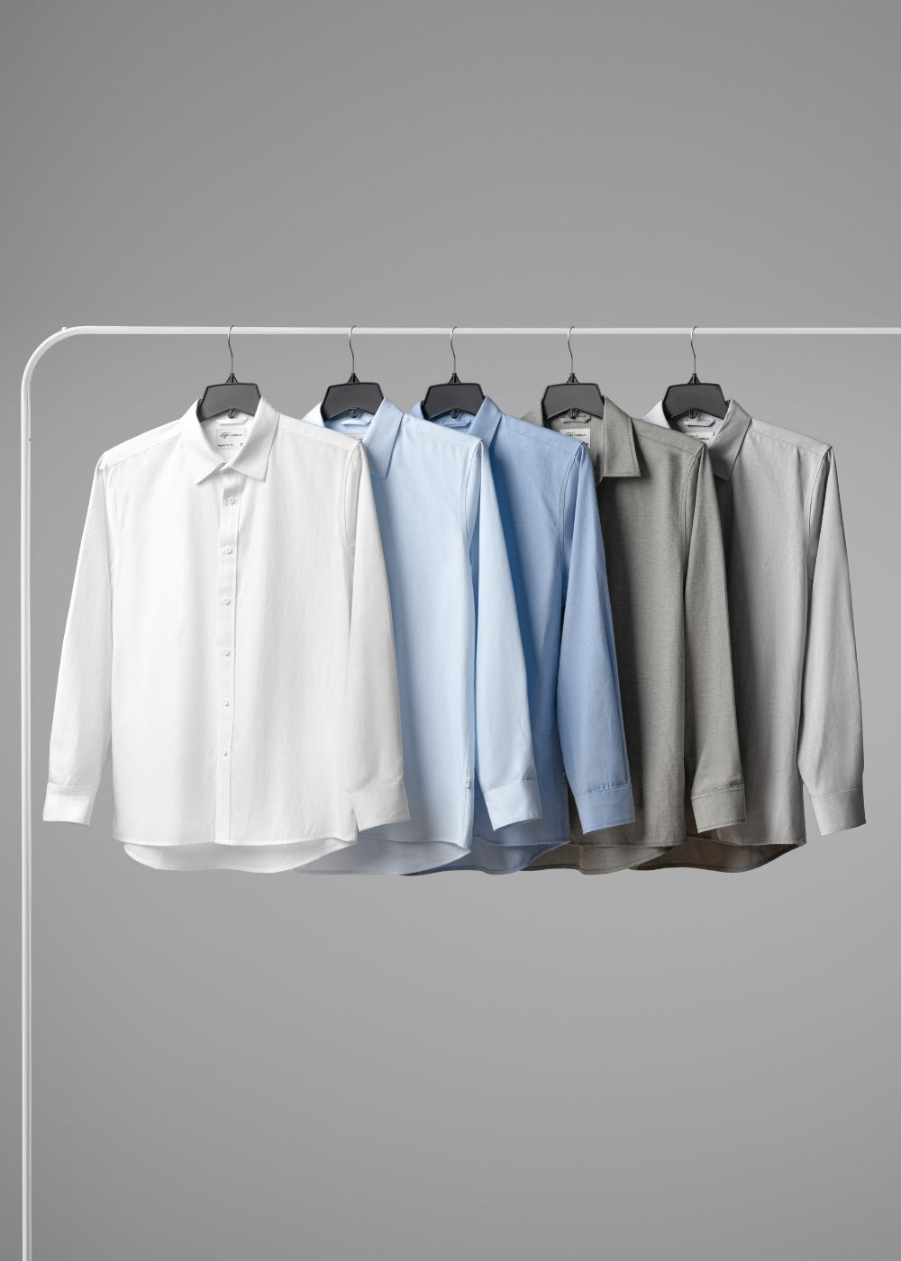 Áo Khoác Sơ Mi OXFORD Thoáng Khí Ít Nhăn The No Style M214 Xanh Dương Nhạt