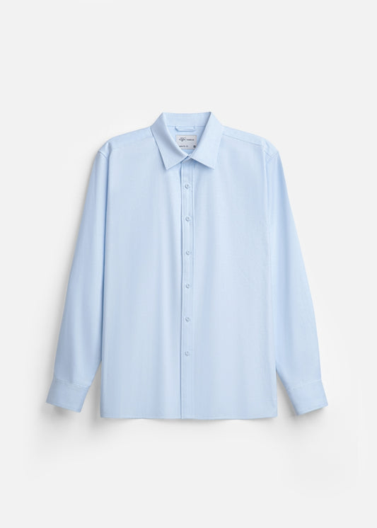 Áo Khoác Sơ Mi OXFORD Thoáng Khí Ít Nhăn The No Style M214 Xanh Dương