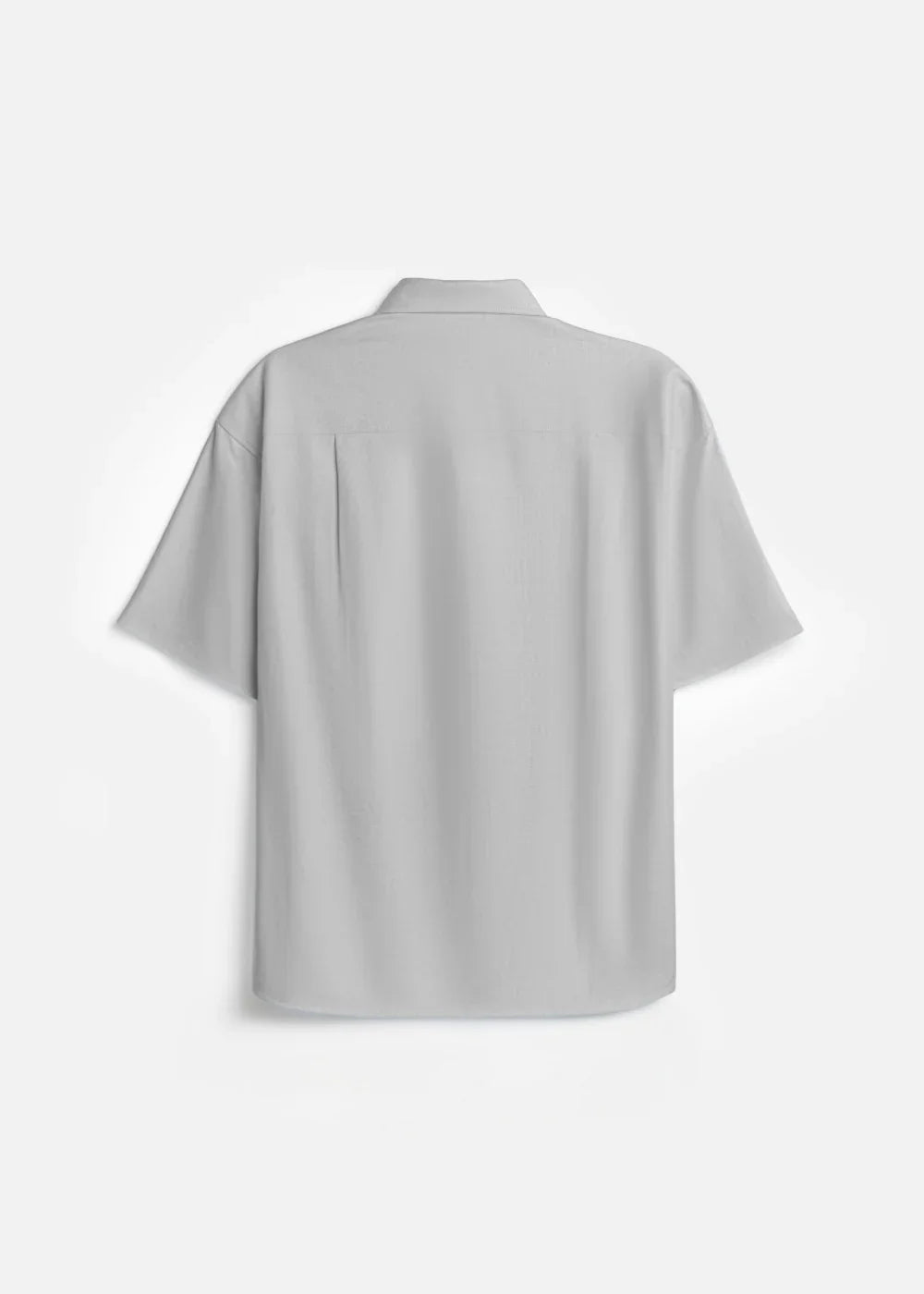 Áo Sơ Mi Tay Ngắn Thoáng Khí Ít Nhăn The Weekend 029 Xám - YaMe.vn