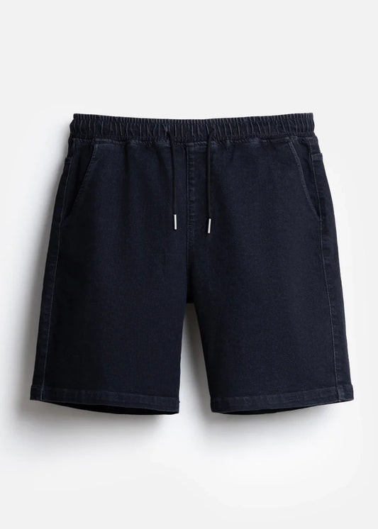 Quần Short Jean Lưng Thun Dễ Chịu The Original M041 Xanh Dương Đậm - YaMe.vn