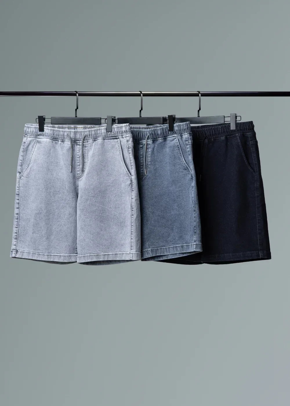 Quần Short Jean Lưng Thun Dễ Chịu The Original M041Xanh Dương Nhạt - YaMe.vn