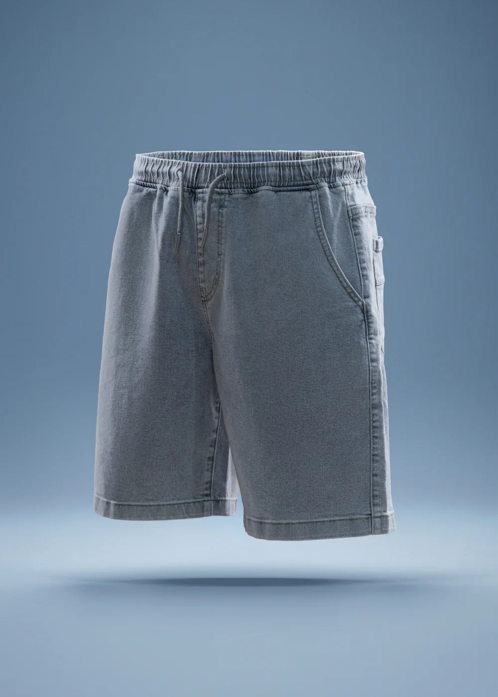 Quần Short Jean Lưng Thun Dễ Chịu The Original M041Xanh Dương Nhạt - YaMe.vn