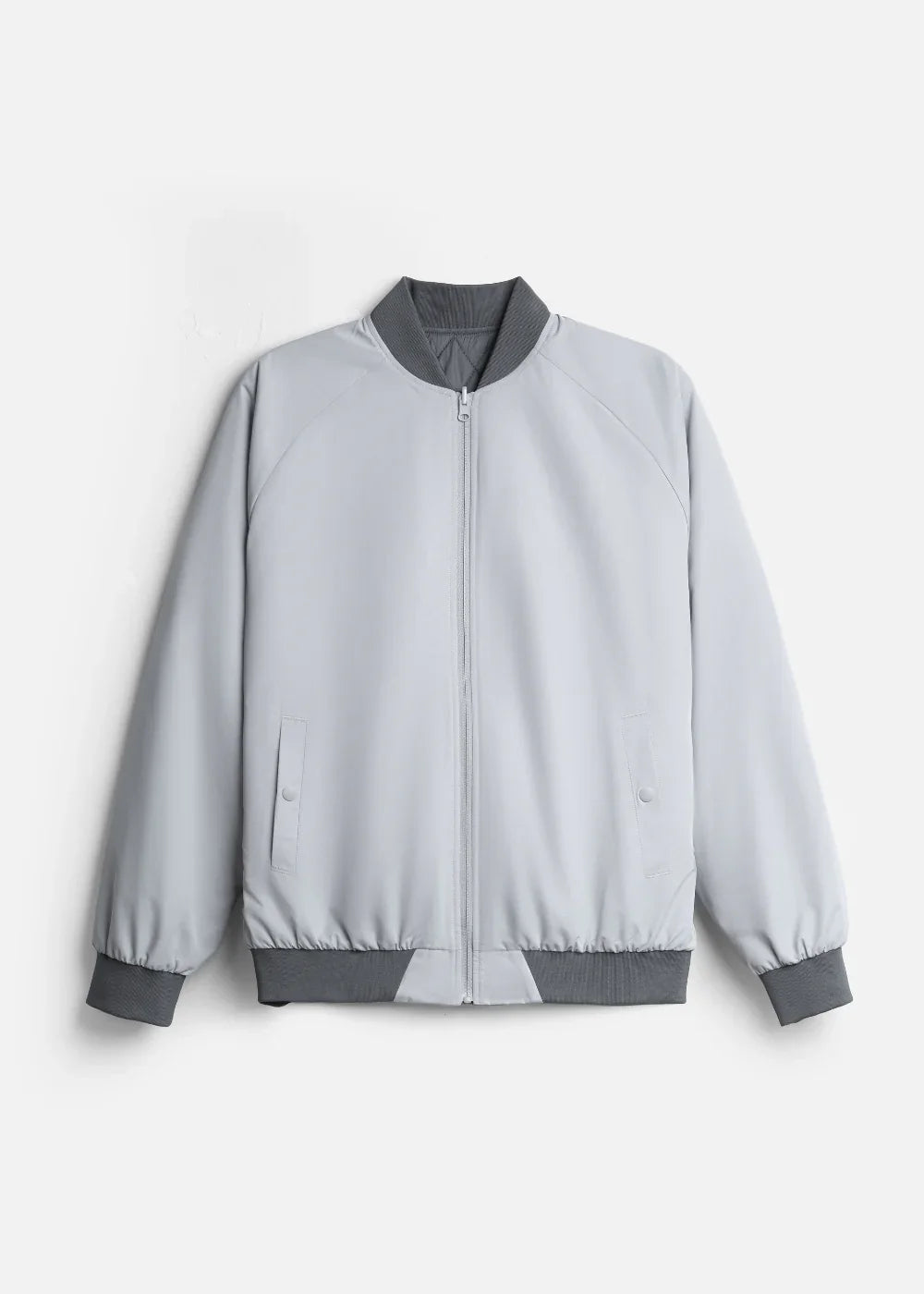Áo Khoác Bomber Thông Minh 2 In 1 The Weekend 004 Xám Nhạt - YaMe.vn
