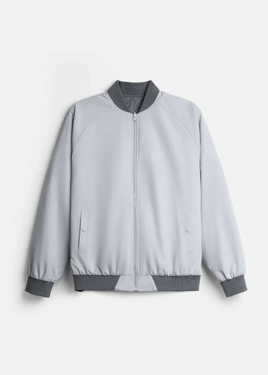 Áo Khoác Bomber Thông Minh 2 In 1 The Weekend 004 Xám Nhạt - YaMe.vn