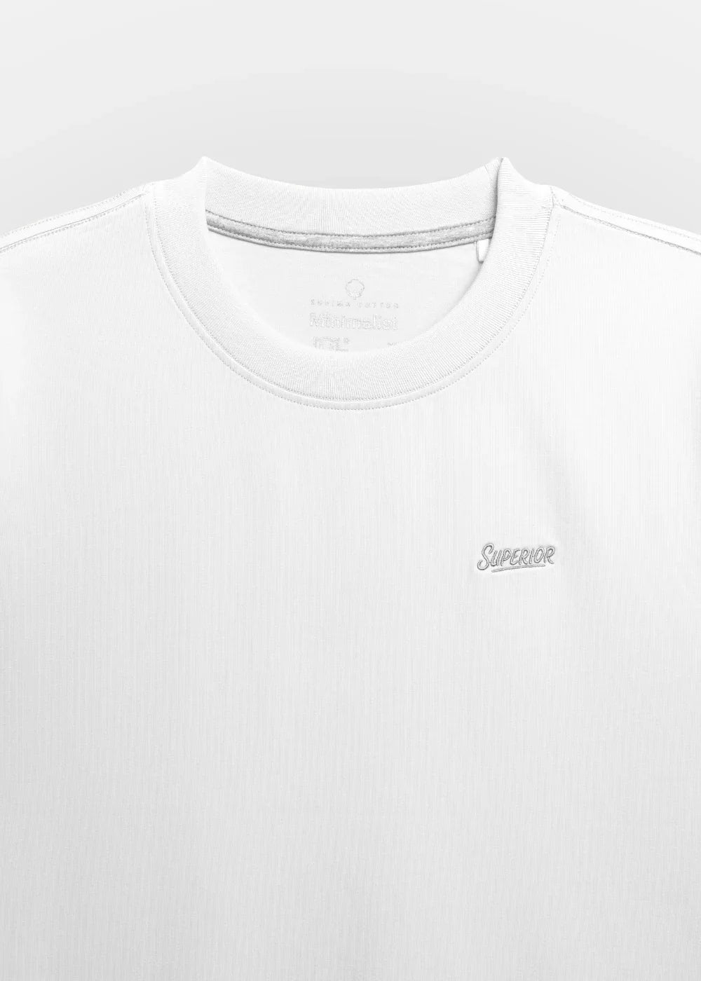 Áo Thun Supima Cotton Thượng Hạng The Minimalist 014 Trắng