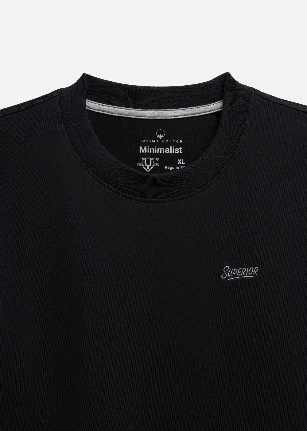Áo Thun Supima Cotton Thượng Hạng The Minimalist 014 Đen
