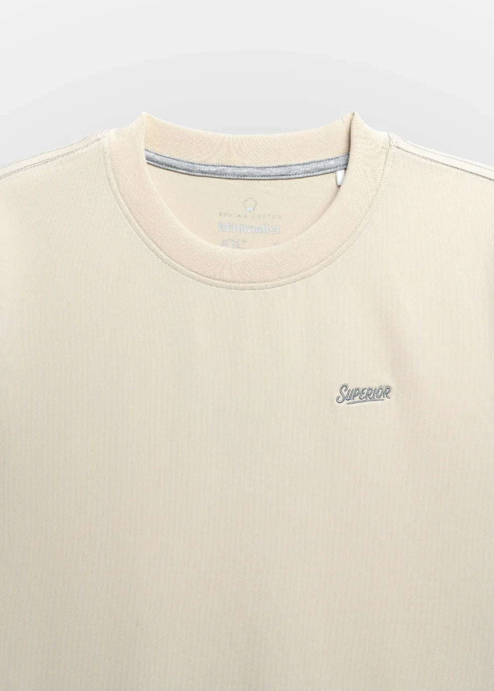 Áo Thun Supima Cotton Thượng Hạng The Minimalist 014 Kem
