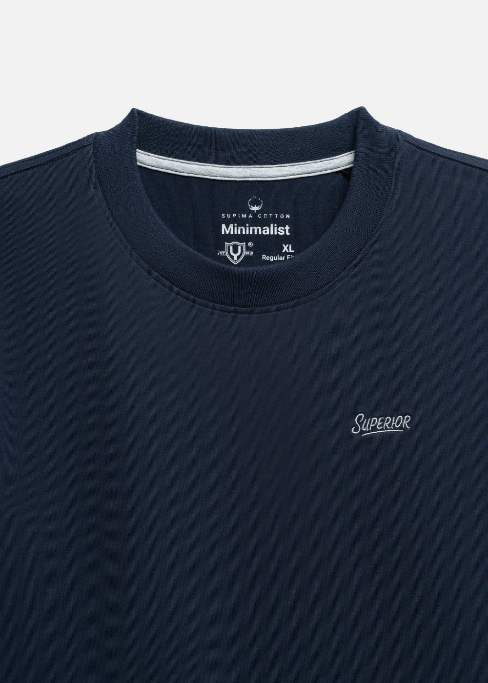 Áo Thun Supima Cotton Thượng Hạng The Minimalist 014 Xanh Đen