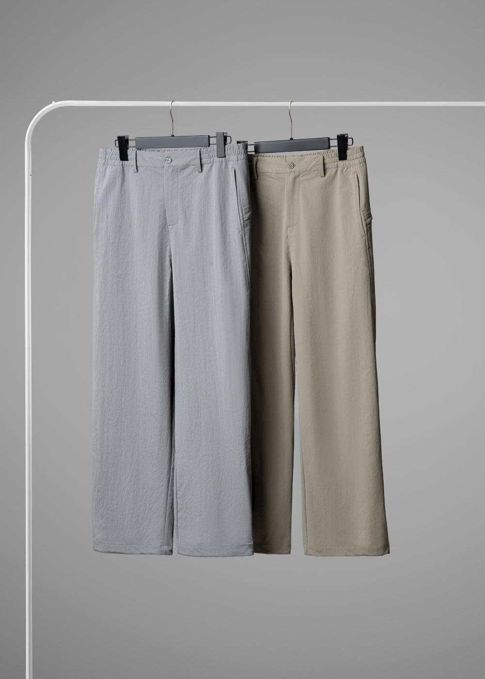 Quần Jogger Nhẹ Vải Hiệu Ứng No Style M213 Xám