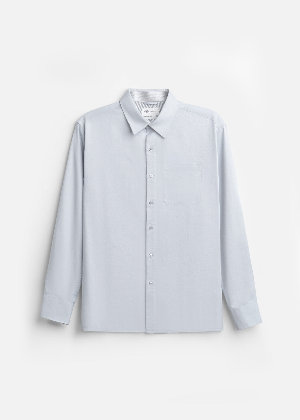 Áo Sơ Mi Tay Dài OXFORD Mềm Mát Ít Nhăn The Worker 006 Xám Nhạt