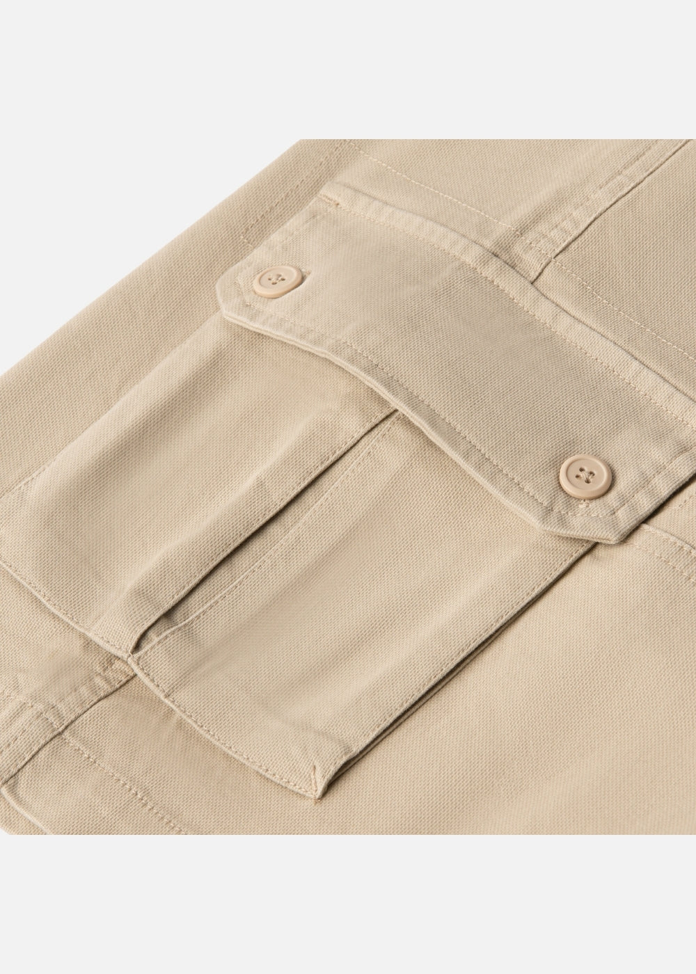 Quần Short Cargo Kaki Bền Co Giãn No Style M217 Nâu Nhạt