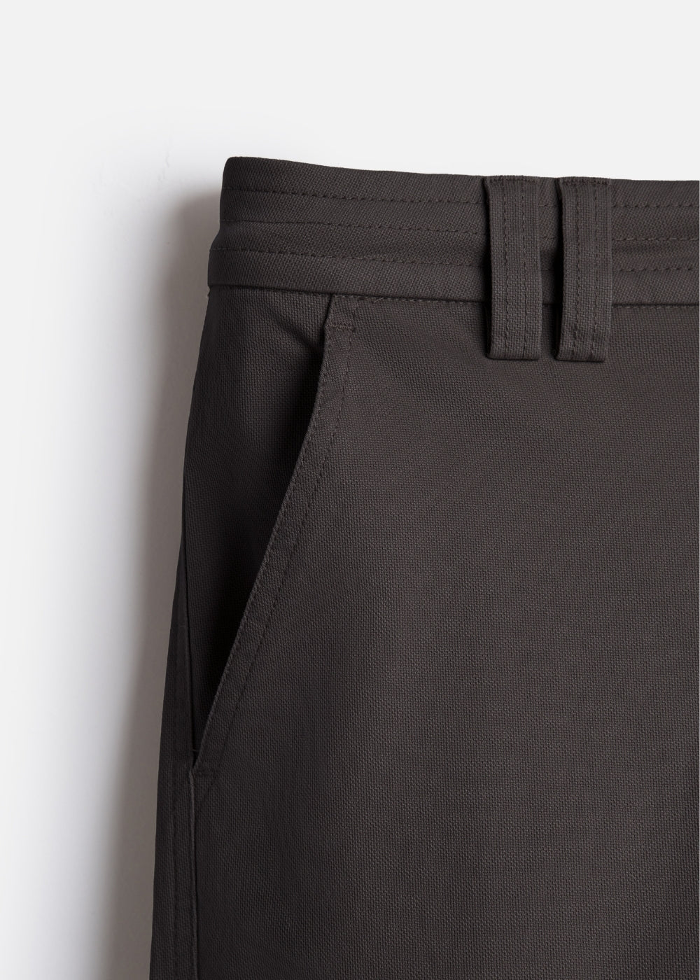 Quần Short Cargo Kaki Bền Co Giãn No Style M217 Nâu Đậm