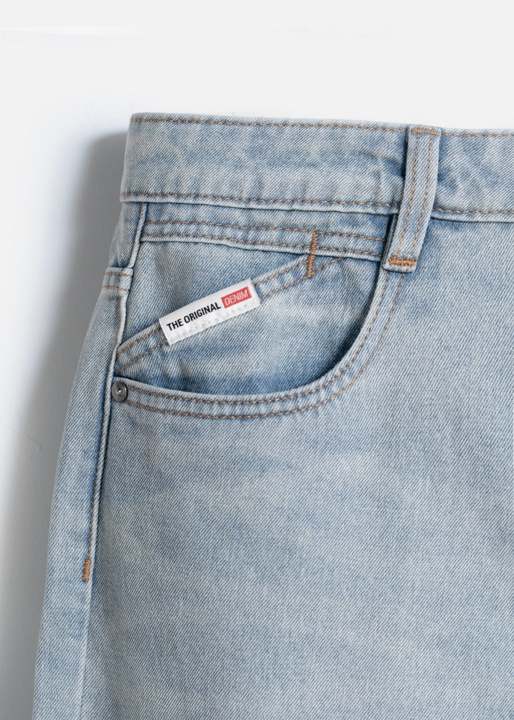 Quần Jean Loose Bền Bỉ The Original M038 Xanh Xám