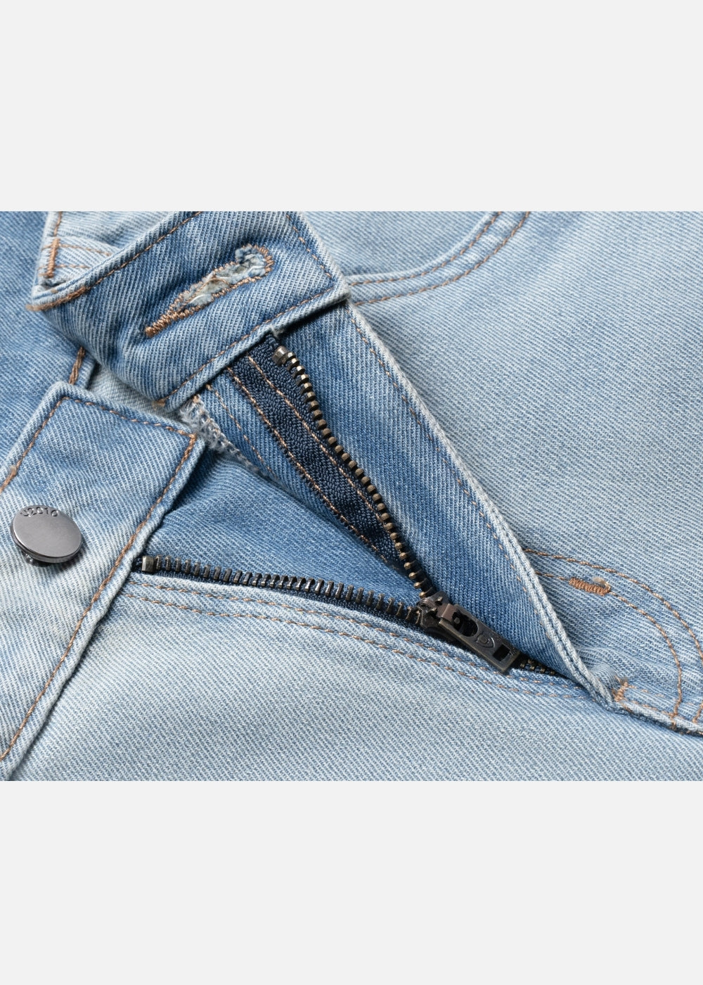 Quần Jean Loose Bền Bỉ The Original M038 Xanh Xám