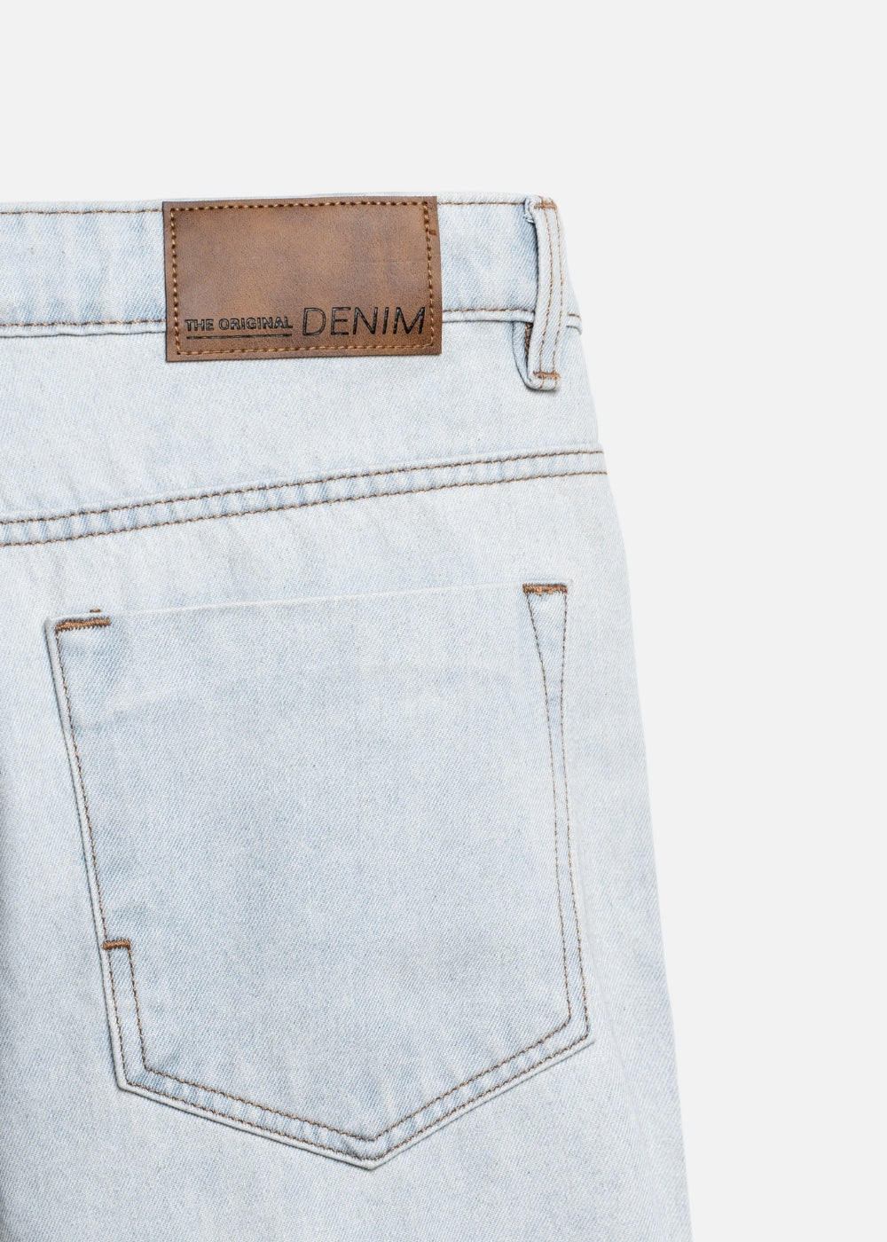 Quần Jean Loose Bền Bỉ The Original M038 Xanh Trắng