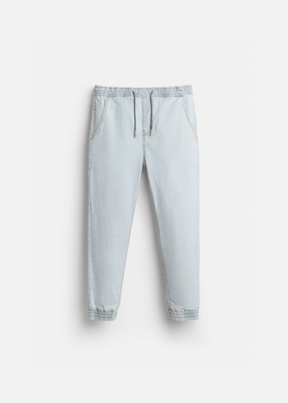 Quần Jeans Jogger Mềm Co Giãn The Original M037 Xanh Trắng