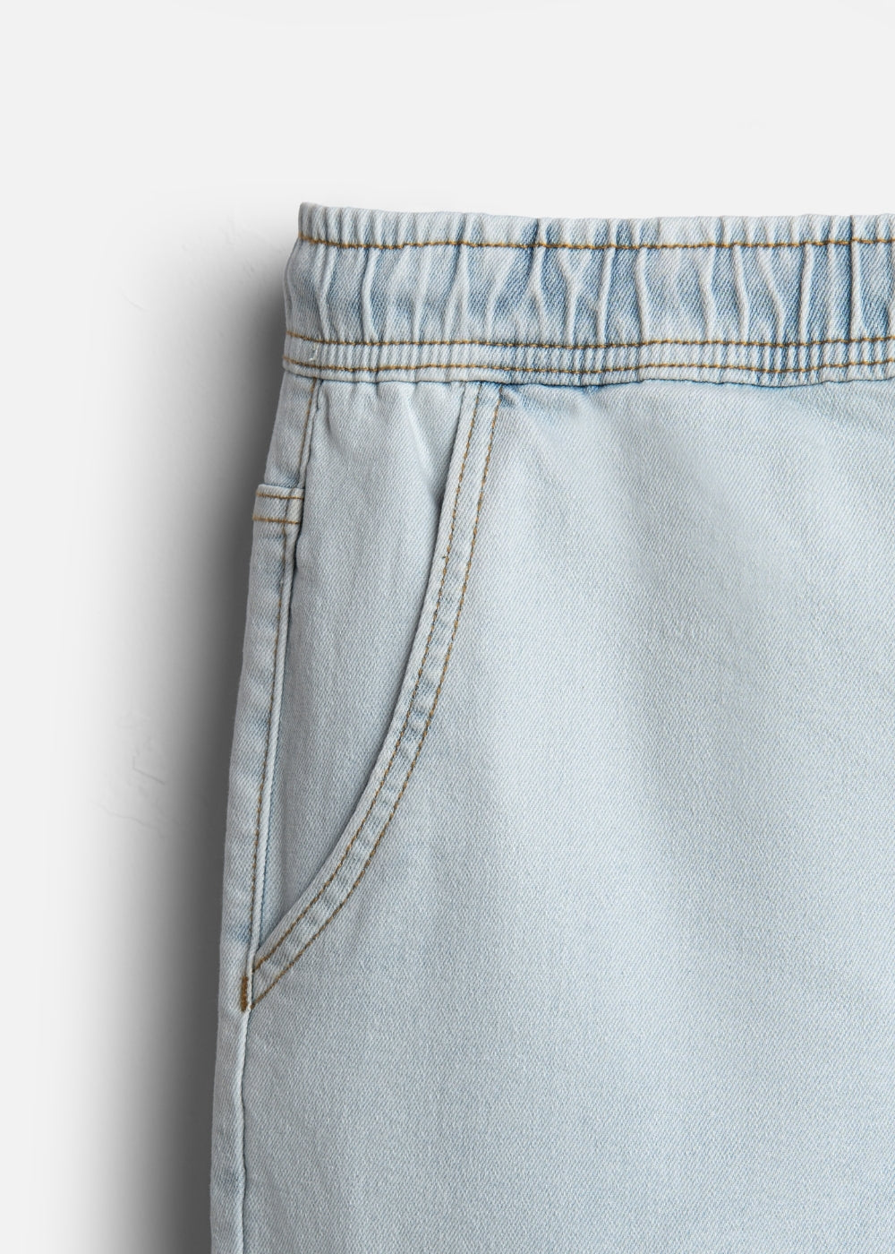 Quần Jeans Jogger Mềm Co Giãn The Original M037 Xanh Trắng