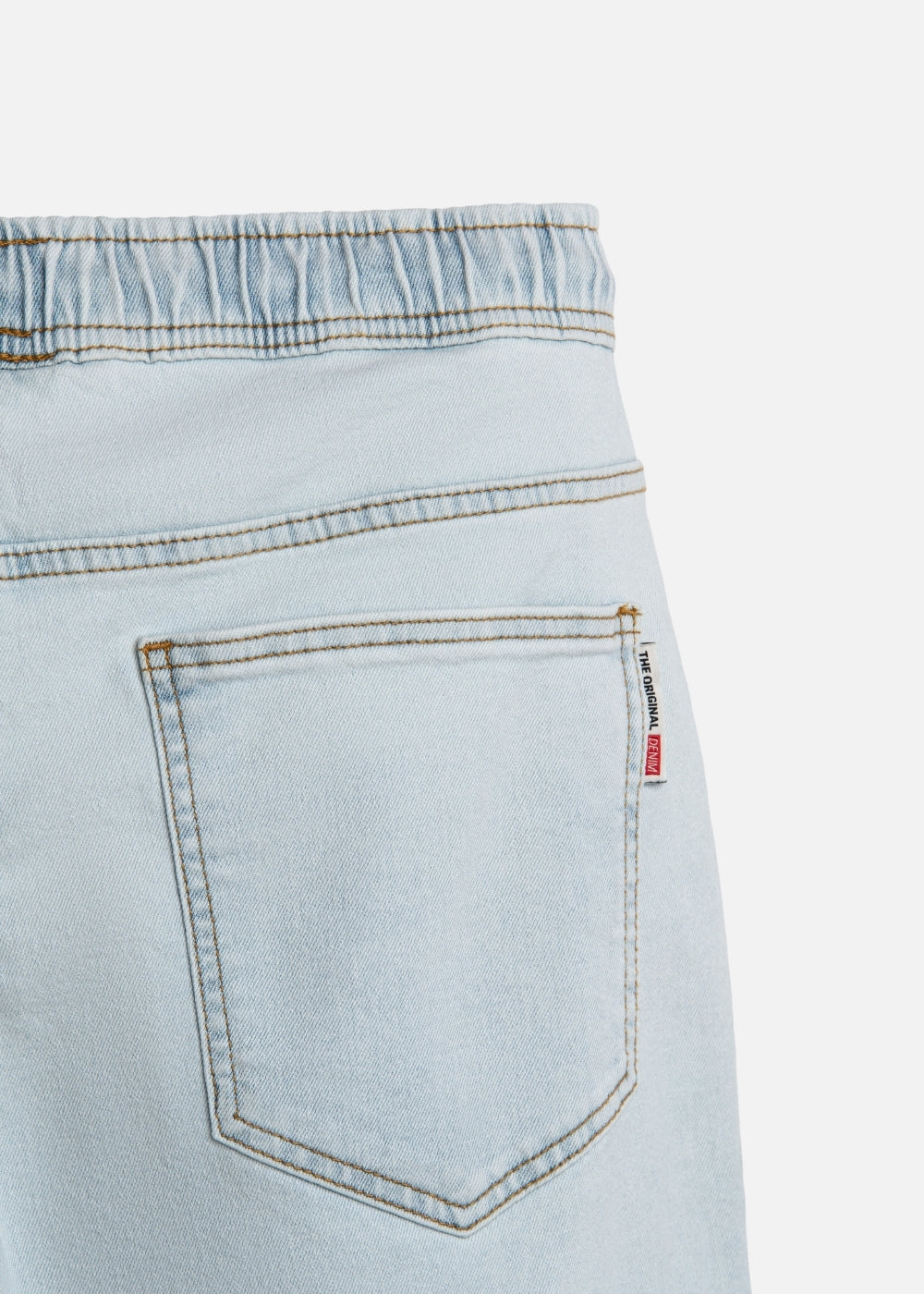 Quần Jeans Jogger Mềm Co Giãn The Original M037 Xanh Trắng