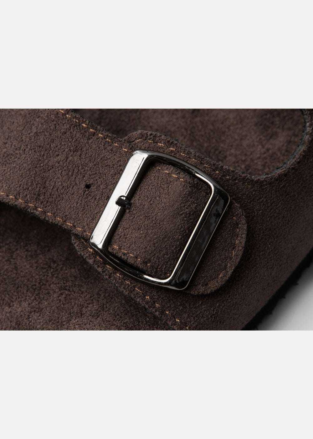 Dép Đế Trấu Two-strap Slides Vải Giả Da Mềm #Y2010 A007 Nâu Đậm