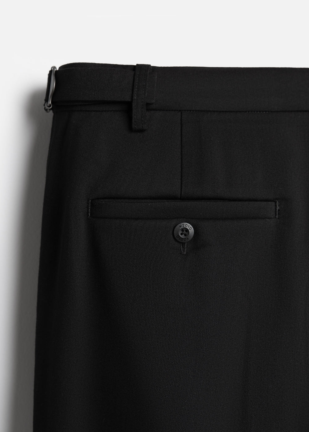 Quần Tây Smart Casual Mềm Ít Nhăn Lưng Tùy Chỉnh The CEO 015 Đen