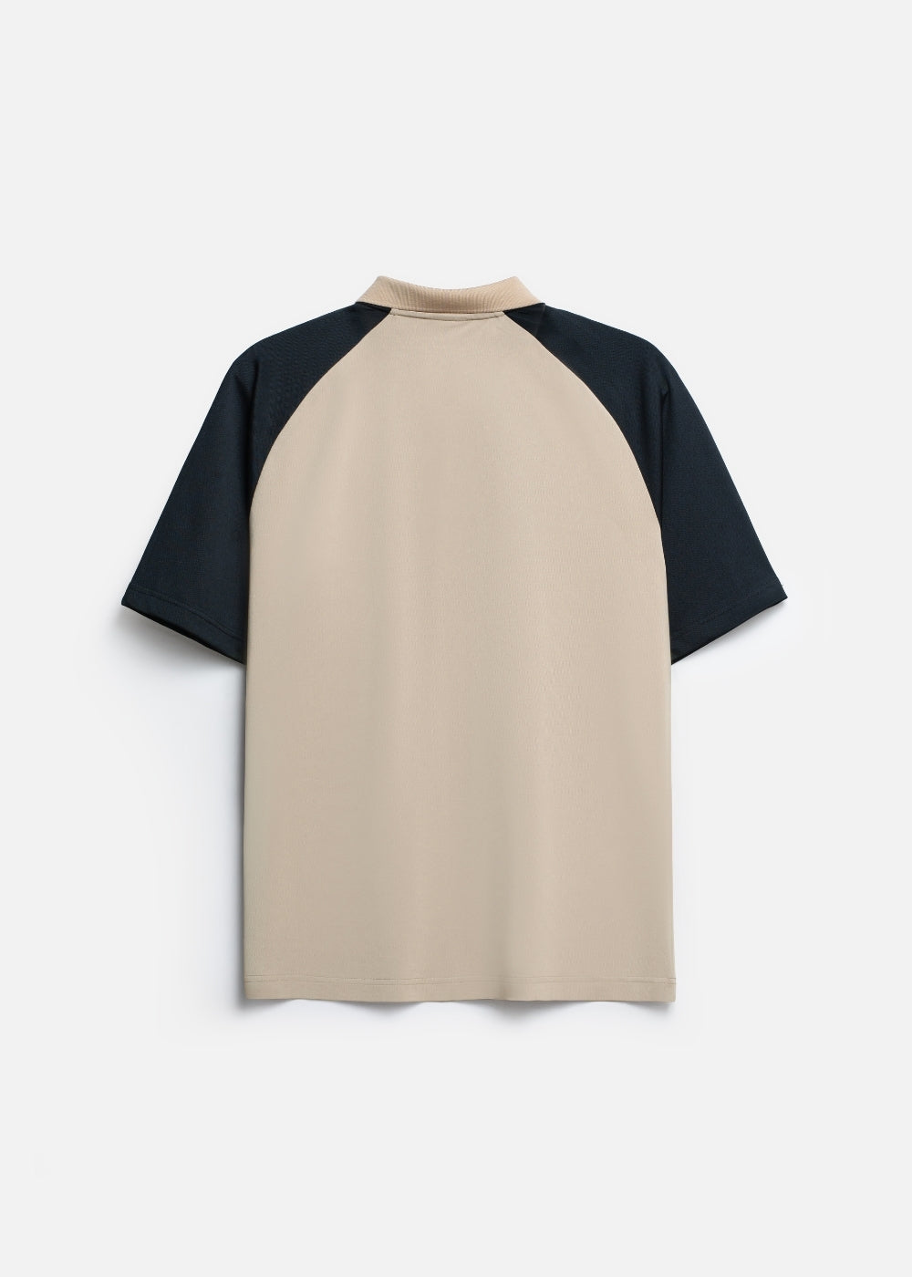 Áo Polo Raglan Pique Co Giãn No Style M218 Kem Đen