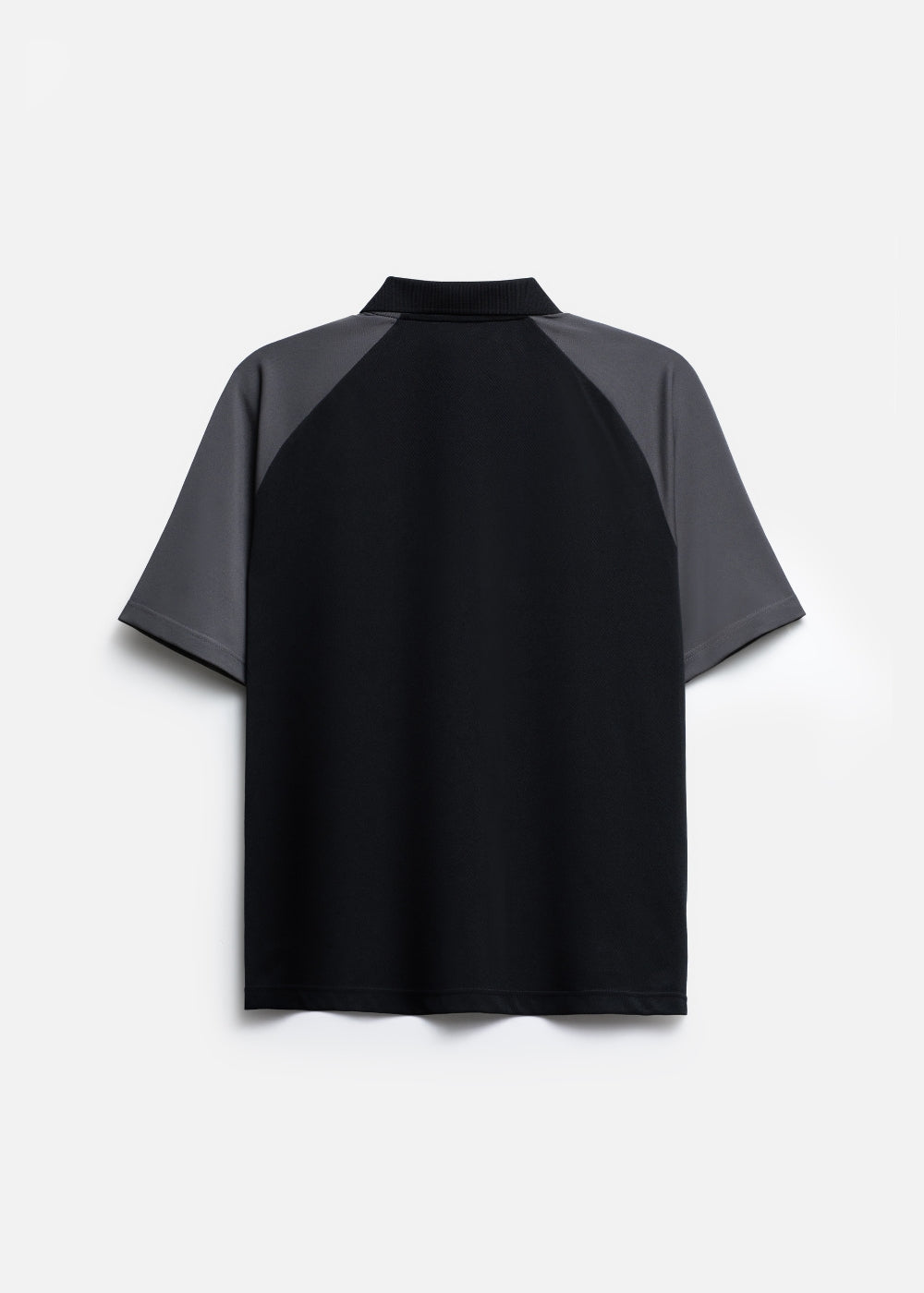 Áo Polo Raglan Pique Co Giãn No Style M218 Đen Xám