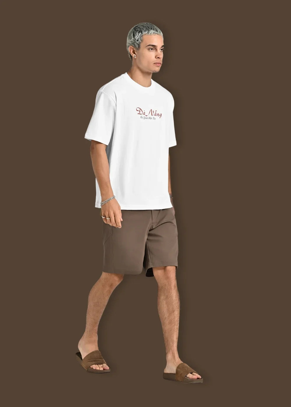 Áo Thun “Đà Nẵng - Kỳ Quan Hội Tụ ” No Style M210 Trắng - YaMe.vn