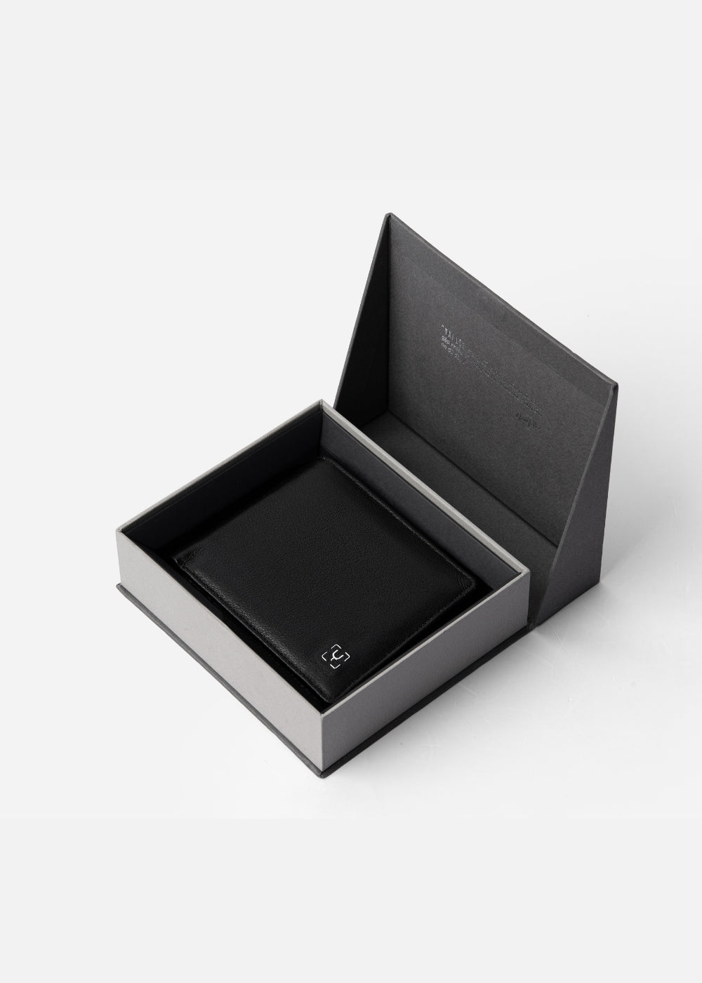 Ví Ngang Công Sở Da Ý Công Nghệ RFID Chống Trộm Tài Lộc 04 Đen