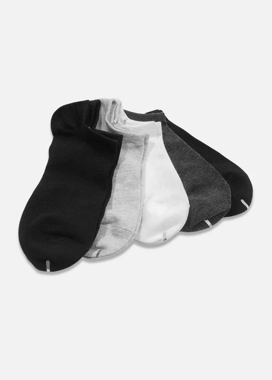 Vớ Basic Cổ Ngắn Thoáng Khí Khử Mùi #Y2010 V23 Combo 5 Free Color - YaMe.vn