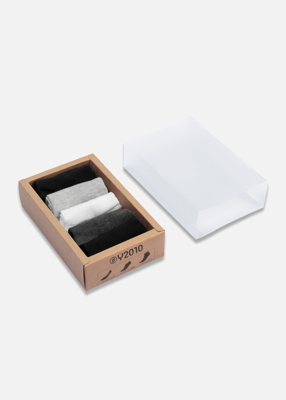 Vớ Basic Cổ Ngắn Thoáng Khí Khử Mùi #Y2010 V23 Combo 5