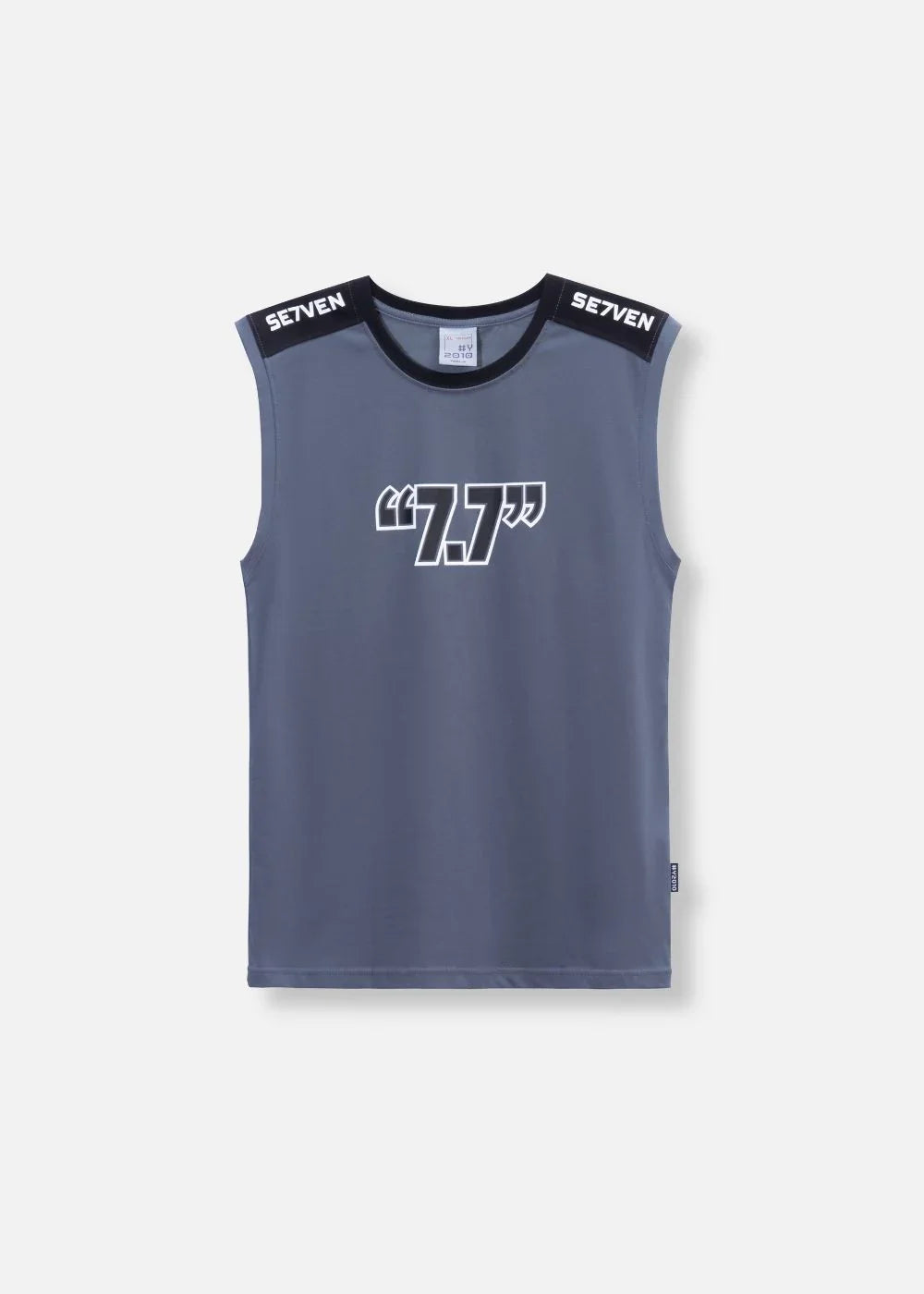 Áo Thun 3 Lỗ Cotton Thoáng Khí Seventy Seven 14 Xám Đậm - YaMe.vn