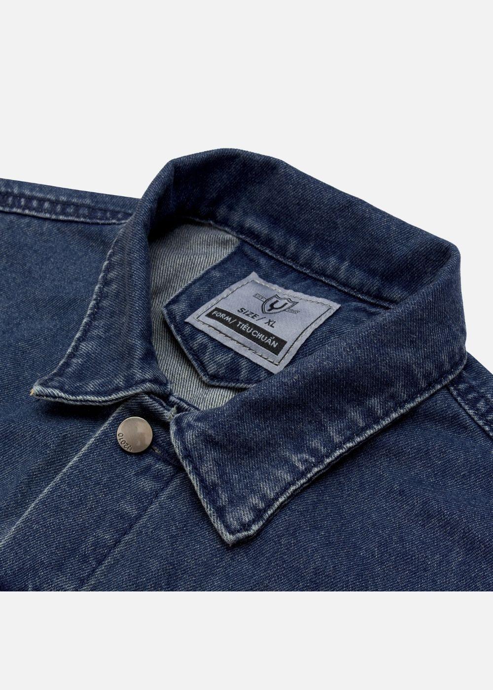 Áo Khoác Jeans Classic Bền The Original 36 Xanh Dương Đậm - YaMe.vn