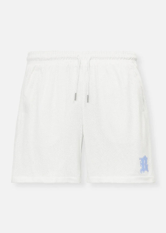 Quần Short 5 Inch Vải Mesh Thoáng Khí No Style M153 Trắng - YaMe.vn