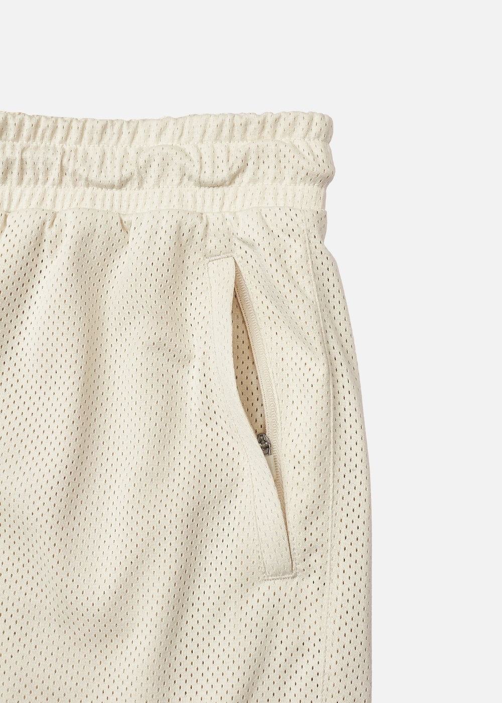 Quần Short 5 Inch Vải Mesh Thoáng Khí No Style M153 Be